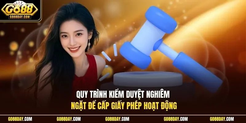 Quy trình kiểm duyệt nghiêm ngặt để cấp giấy phép hoạt động